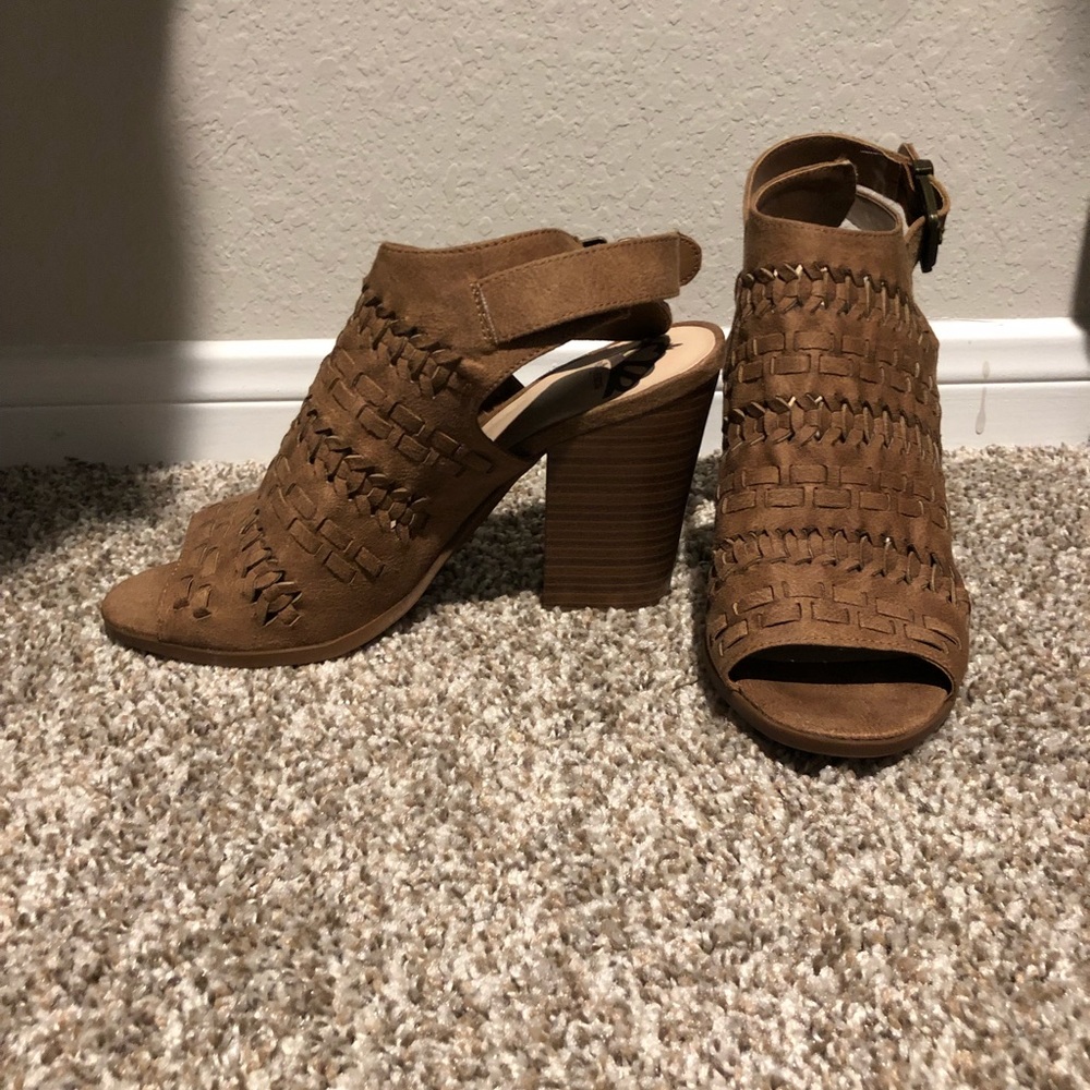 Women’s Fergalicious Vegabond Open Toe Bootie